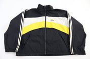 Vintage Adidas Embroidered Logo Full Zip Windbreaker - jacket - Thrifted Threads