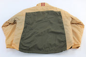 Vintage Adidas Embroidered Logo Green & Orange Reversible Zip Up Jacket - ThriftedThreads.com