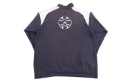 Vintage Adidas Soccer Black Quarter Zip Pullover - Sweatshirt - Thrifted Threads