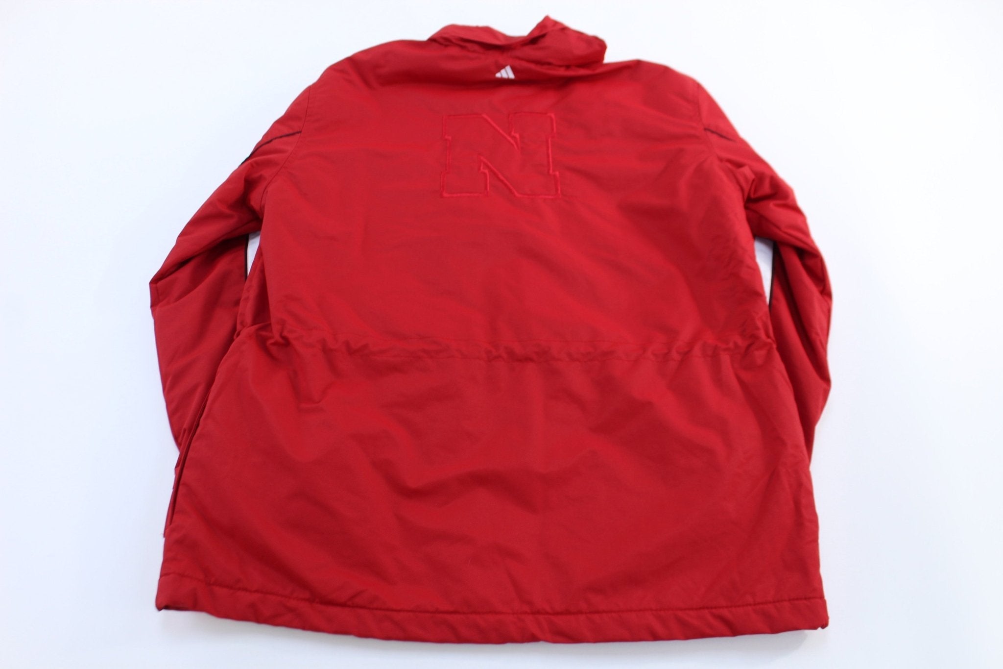 Vintage Adidas University of Nebraska Full Zip Parka Jacket - Jacket - Thrifted Threads