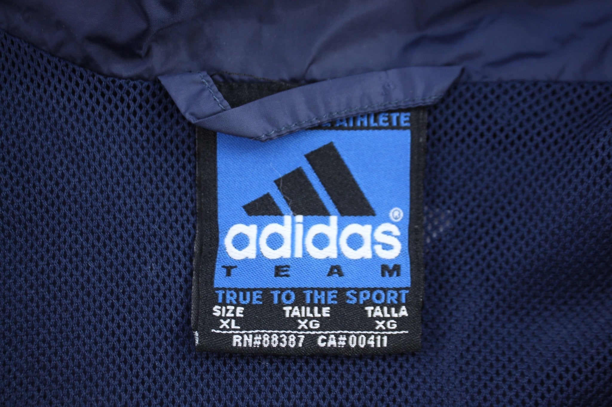 Vintage Adidas University of Notre Dame Quarter Zip Windbreaker - ThriftedThreads.com