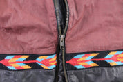 Vintage Adler Southwestern Leather Zip Up Jacket - Jacket - Thrifted Threads