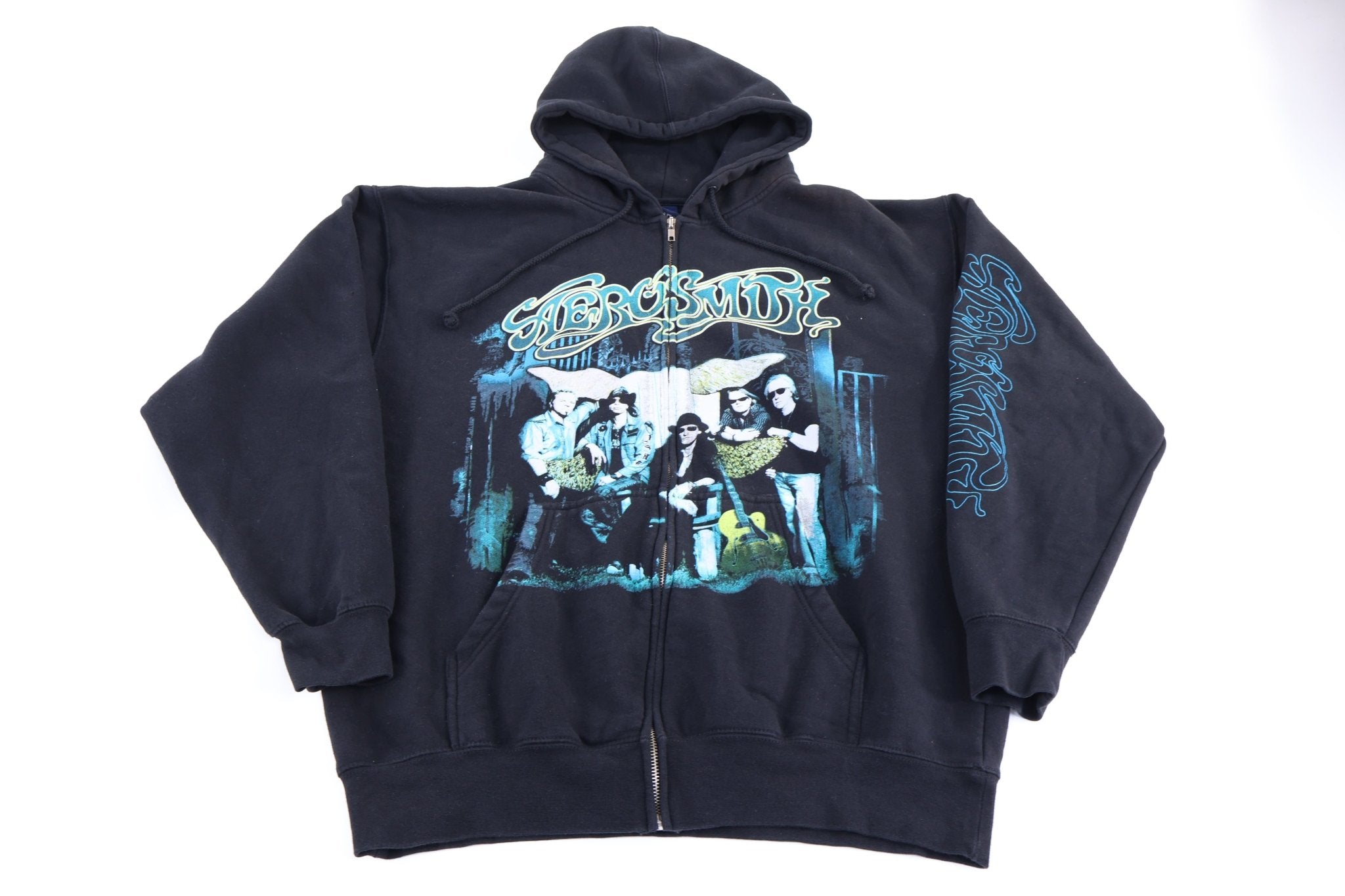 Vintage Aerosmith Full Zip Jacket - Jacket - Thrifted Threads