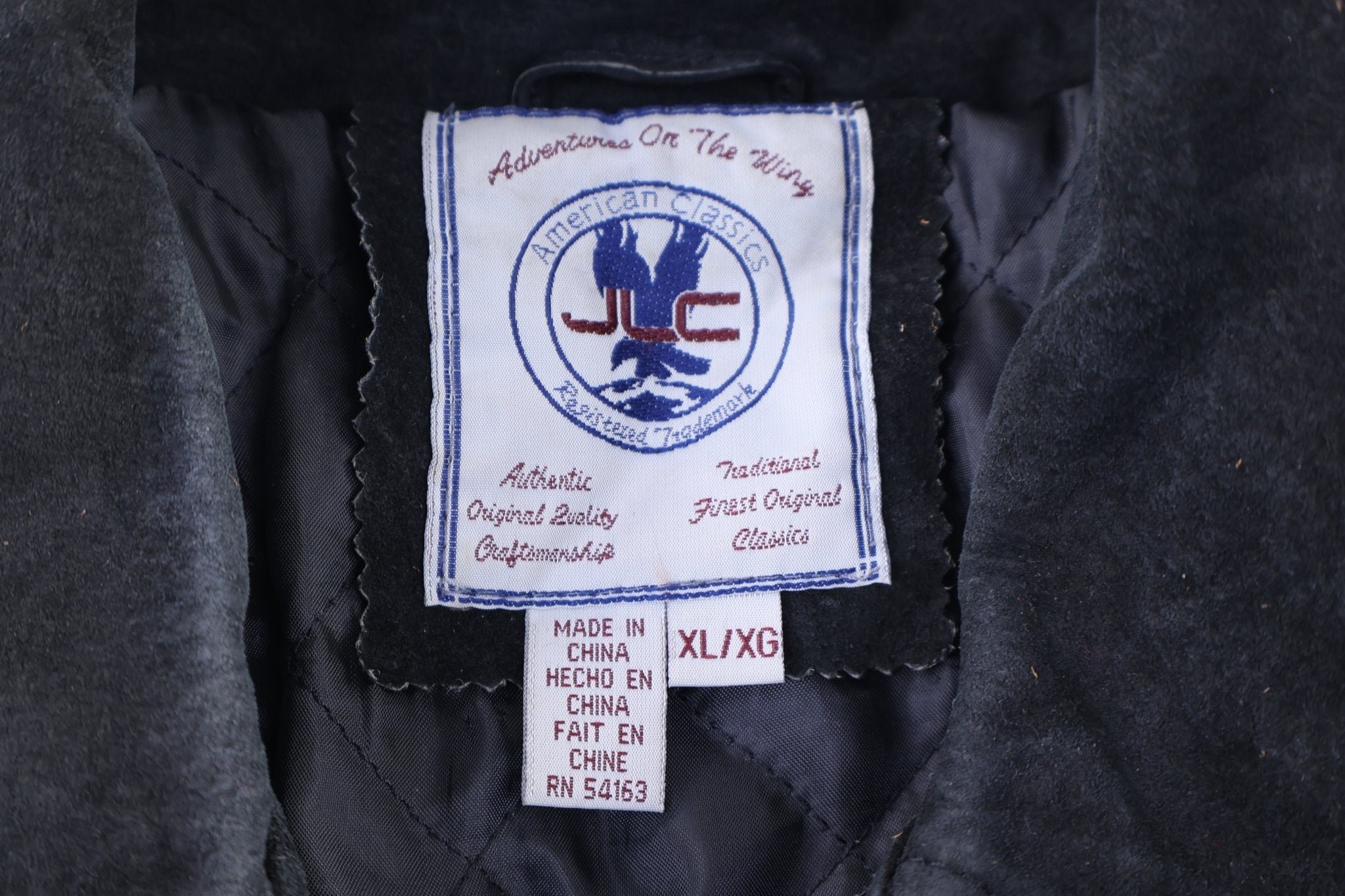 Vintage American Classics Black Jacket - Jacket - Thrifted Threads