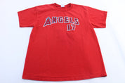 Vintage Anaheim Angels Darin Erstad Jersey T-Shirt - T-Shirt - Thrifted Threads