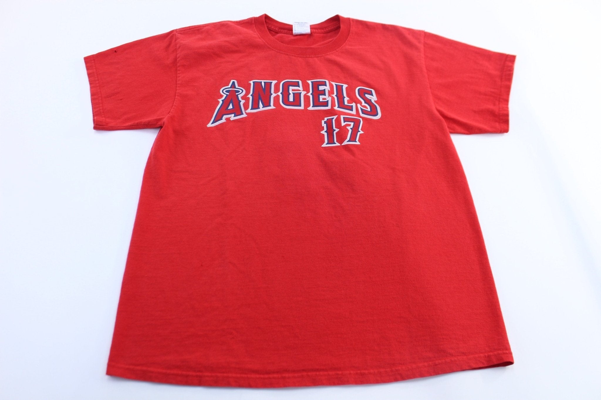 Vintage Anaheim Angels Darin Erstad Jersey T-Shirt - T-Shirt - Thrifted Threads