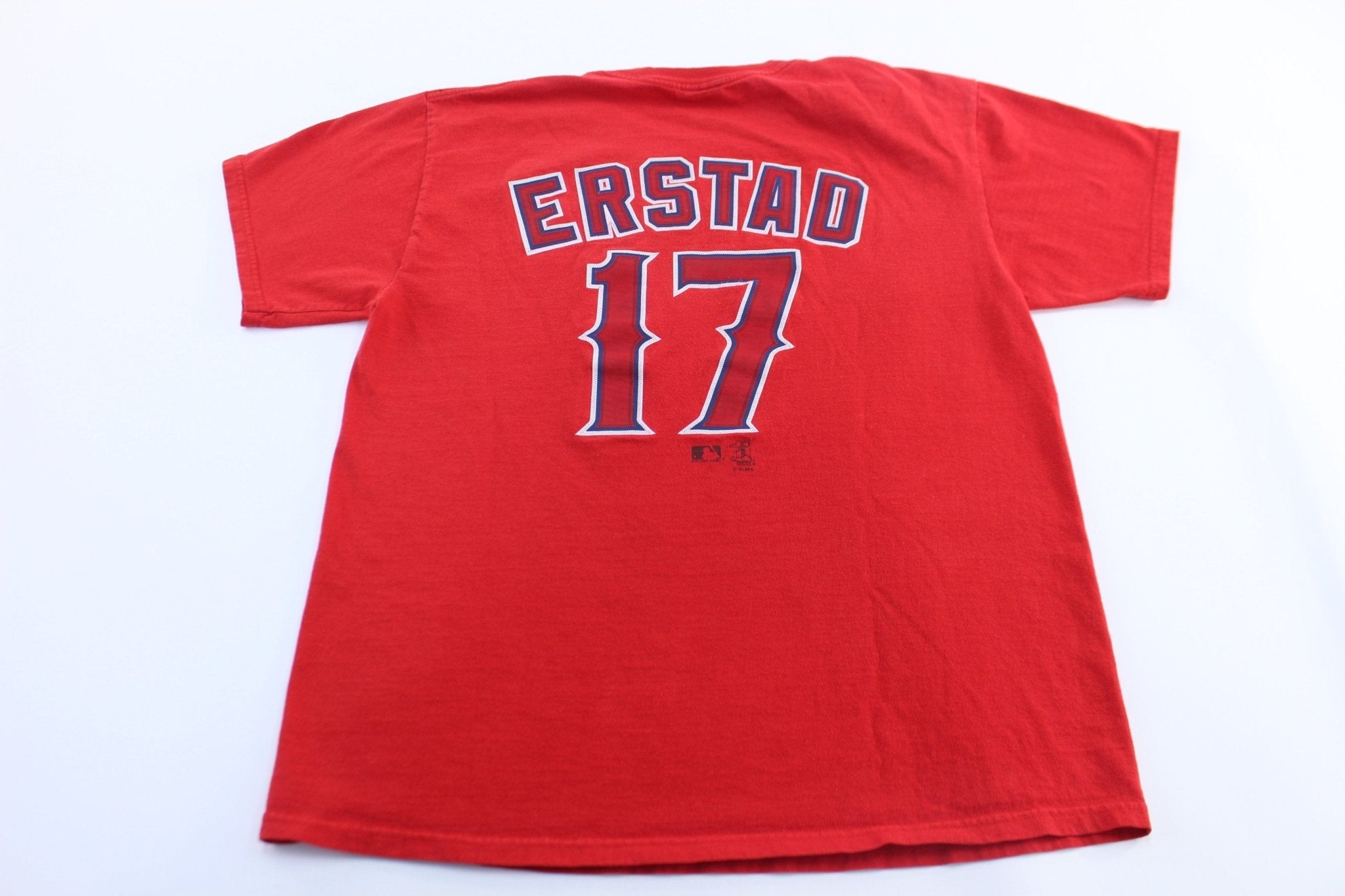 Vintage Anaheim Angels Darin Erstad Jersey T-Shirt - T-Shirt - Thrifted Threads