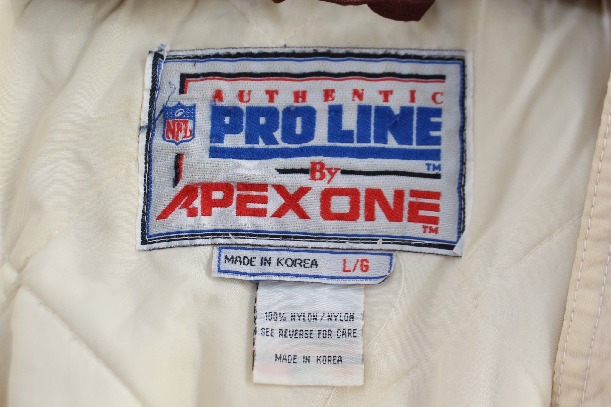 Vintage Apex One Cleveland Browns Full Zip Puffer Jacket - ThriftedThreads.com