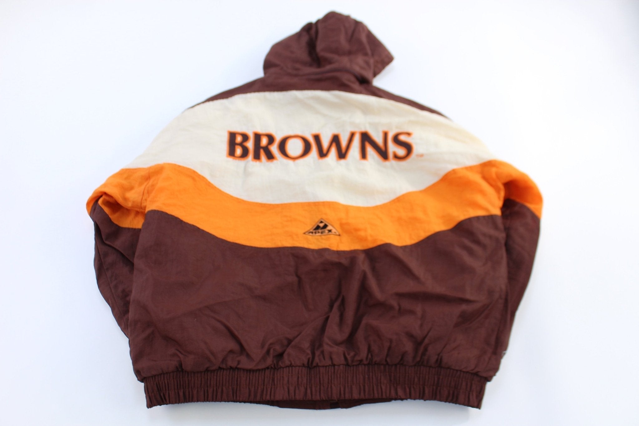 Vintage Apex One Cleveland Browns Full Zip Puffer Jacket - Jackets - Thrifted Threads