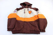 Vintage Apex One Cleveland Browns Full Zip Puffer Jacket - Jackets - Thrifted Threads