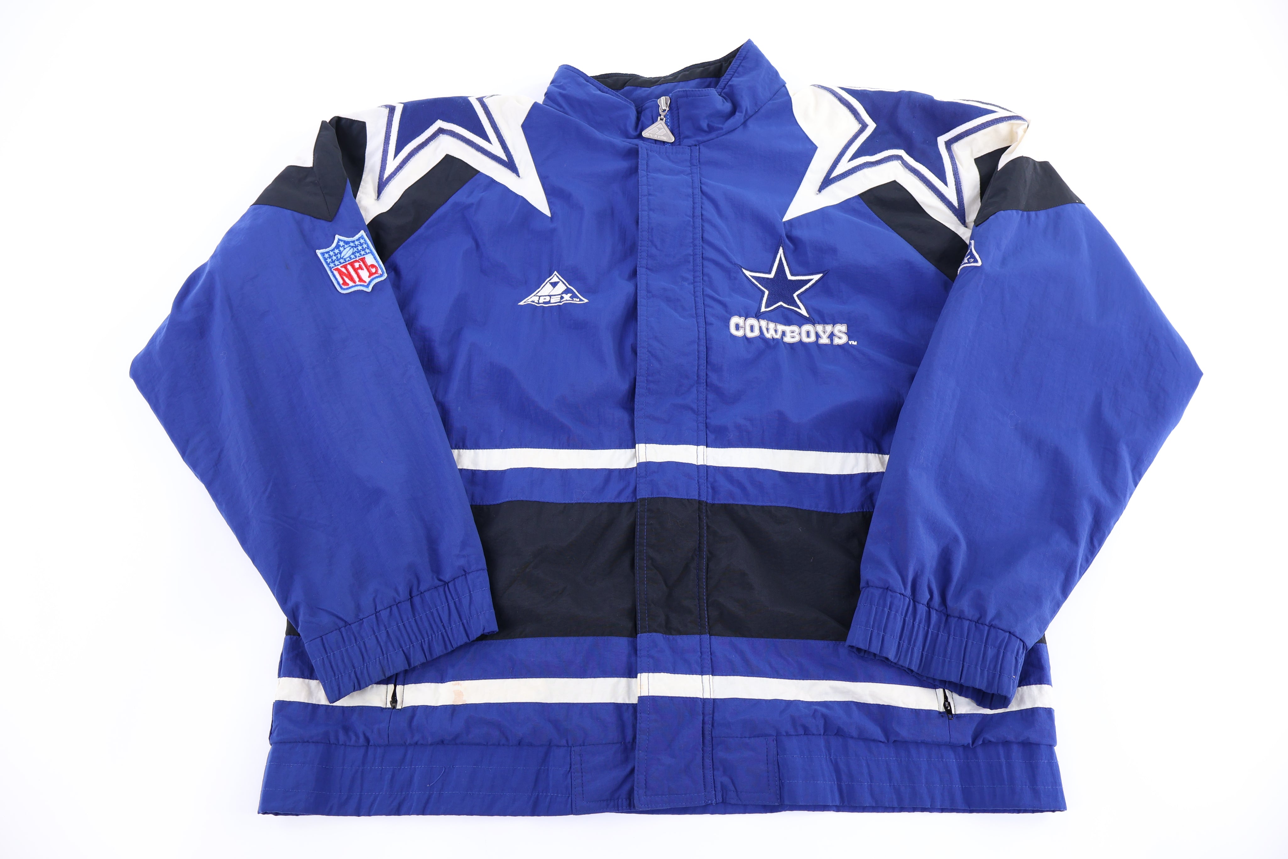 Vintage Apex One Dallas Cowboys Football Full Zip Jacket - Jacket - Thrifted Threads
