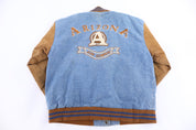 Vintage Arizona Denim Bomber Jacket - Jacket - Thrifted Threads