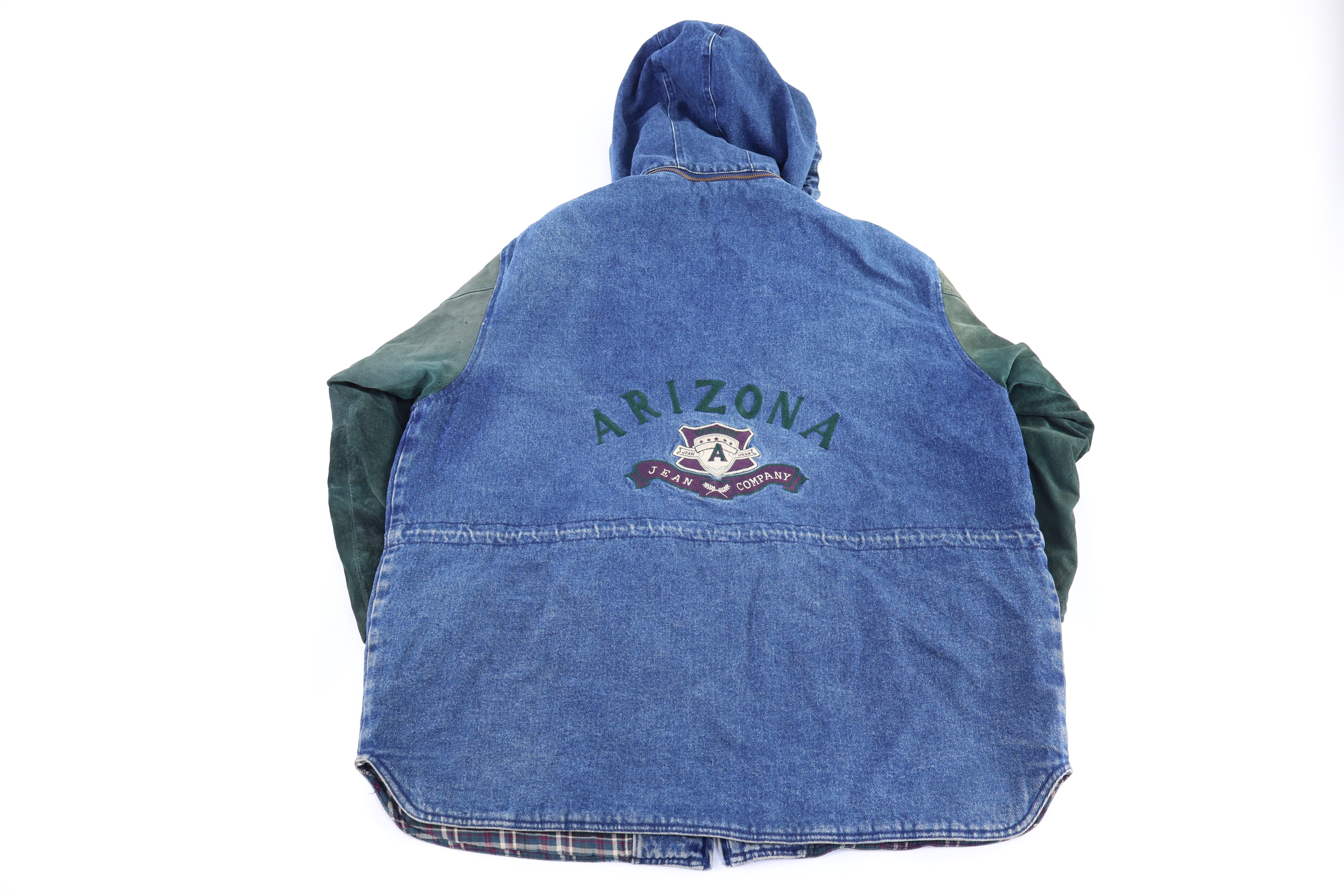 Vintage Arizona Denim & Suede Jacket - jacket - Thrifted Threads