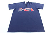 Vintage Atlanta Braves Baseball Majestic T-Shirt - ThriftedThreads.com