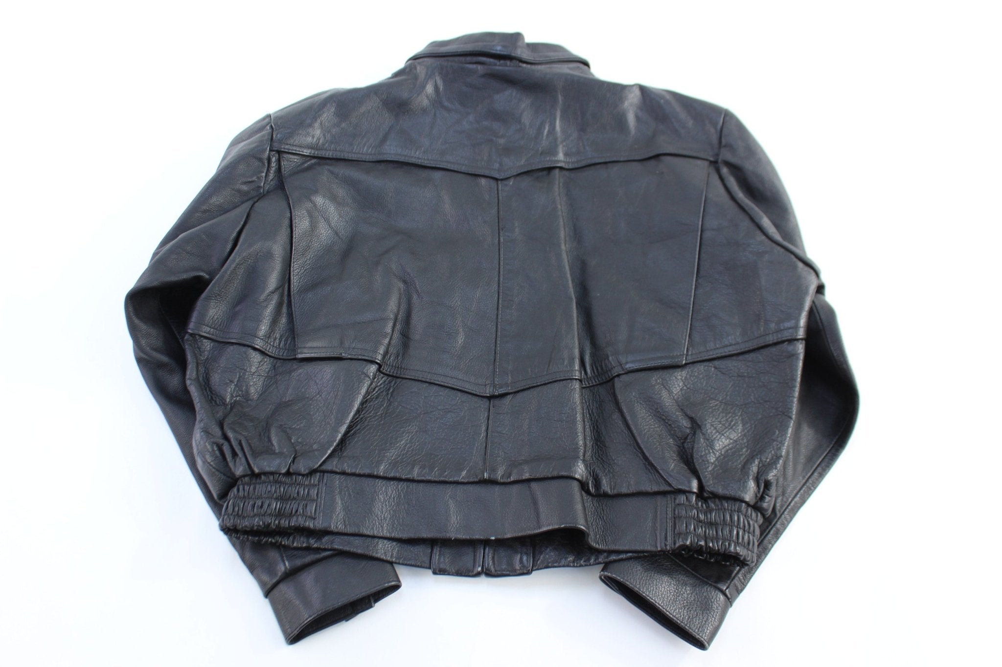 Vintage Attica de California Black Leather Jacket - Jacket - Thrifted Threads