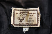 Vintage Attica de California Black Leather Jacket - Jacket - Thrifted Threads