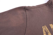 Vintage Avirex Authentic Brown Pullover Hoodie - Sweatshirt - Thrifted Threads
