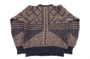Vintage Barnaby Multipattern Knit Sweater - Sweater - Thrifted Threads