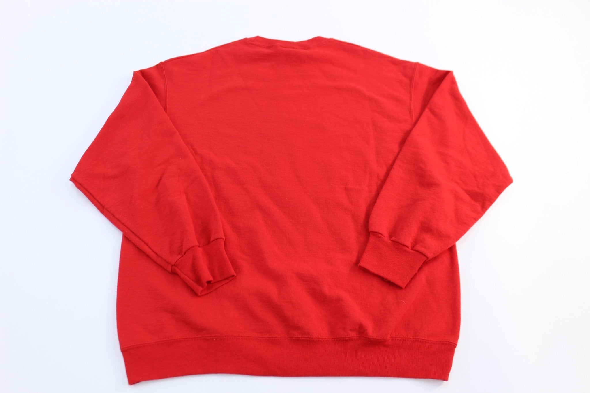 Vintage Betty Boop "Be Naughty" Red Sweatshirt - Sweatshirt - Thrifted Threads