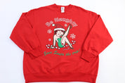 Vintage Betty Boop "Be Naughty" Red Sweatshirt - Sweatshirt - Thrifted Threads