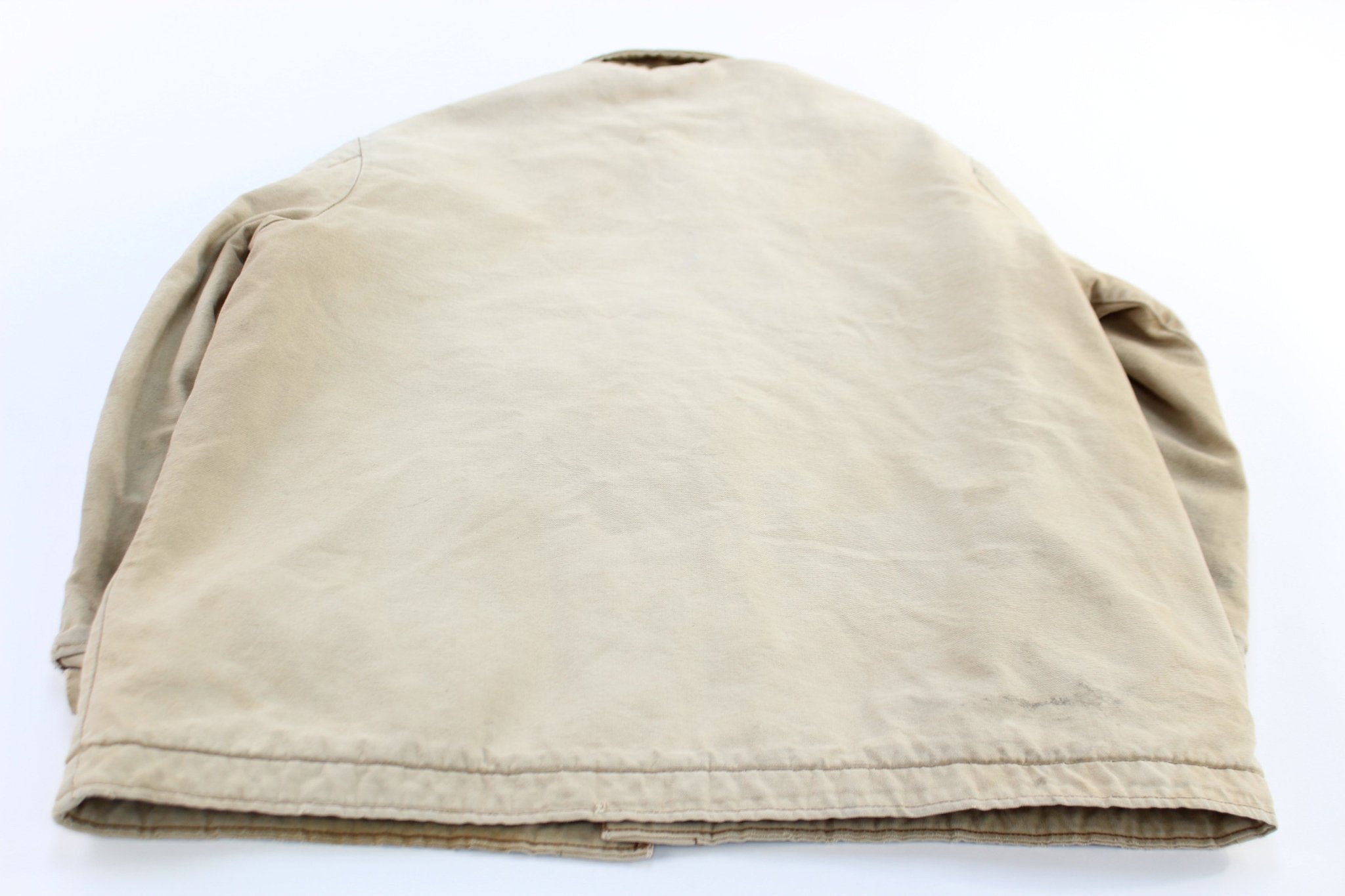 Vintage Big Ben Blanket Lined Light Tan Chore Jacket - ThriftedThreads.com