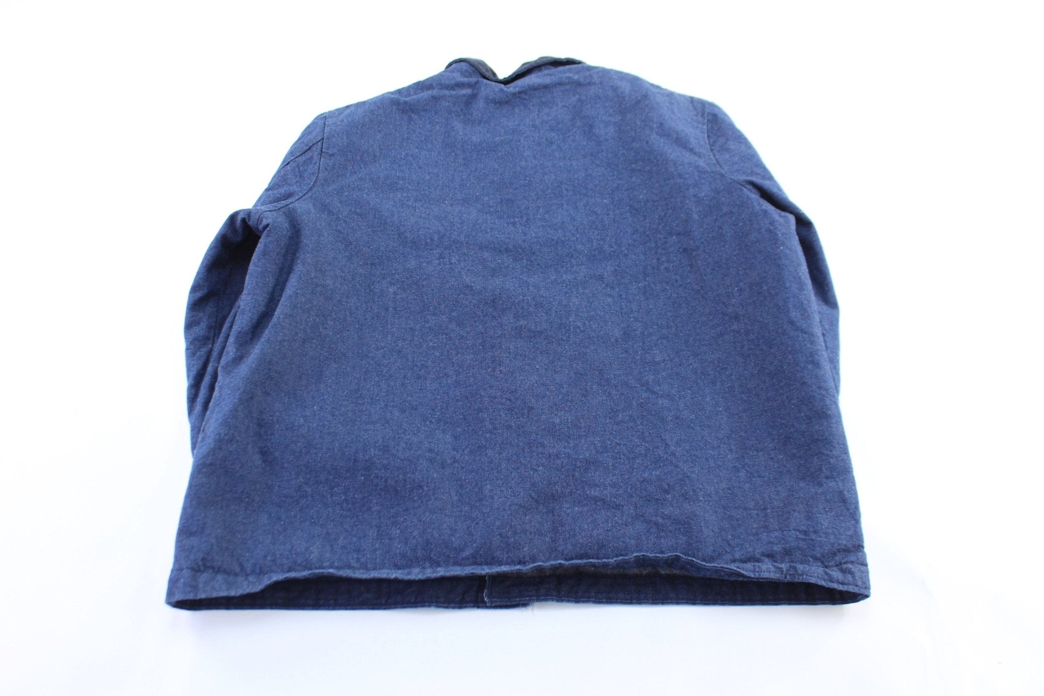 Vintage Big Ben by Wrangler Dark Wash Denim Chore Jacket - ThriftedThreads.com