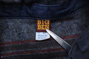 Vintage Big Ben by Wrangler Dark Wash Denim Chore Jacket - ThriftedThreads.com