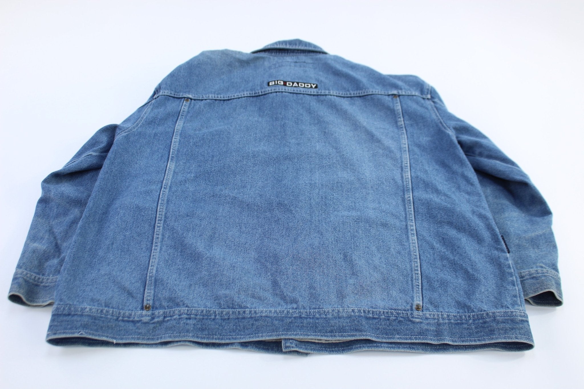 Vintage Big Daddy Button Down Denim Jacket - Jacket - Thrifted Threads
