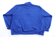Vintage Big Dogs Embroidered Logo Quarter Fleece Pullover - Sweatshirt - Thrifted Threads
