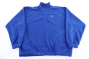 Vintage Big Dogs Embroidered Logo Quarter Fleece Pullover - Sweatshirt - Thrifted Threads