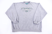 Vintage Big Dogs Grey Fleece Pullover - Sweatshirt - Thrifted Threads