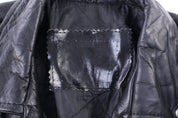 Vintage Black Leather Full Zip Jacket - Jacket - Thrifted Threads