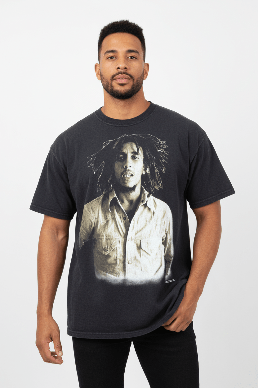 Vintage Bob Marley Graphic T-shirt - Shirts & Tops - Thrifted Threads