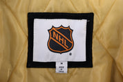 Vintage Boston Bruins Hockey Leather Suede Jacket - Jacket - Thrifted Threads