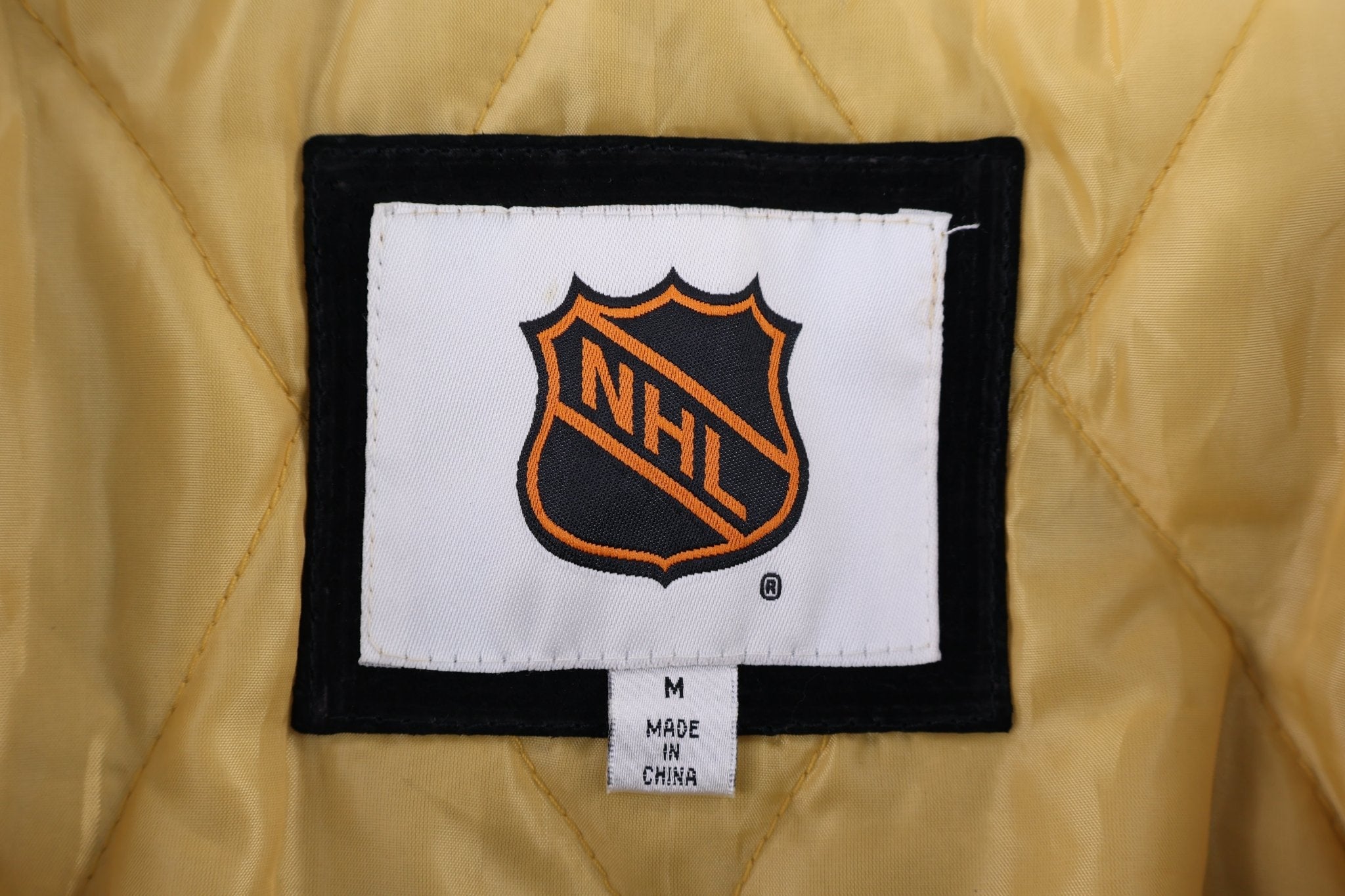 Vintage Boston Bruins Hockey Leather Suede Jacket - Jacket - Thrifted Threads