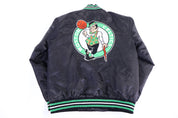 Vintage Boston Celtics Basketball Bomber Jacket - Jacket - Thrifted Threads