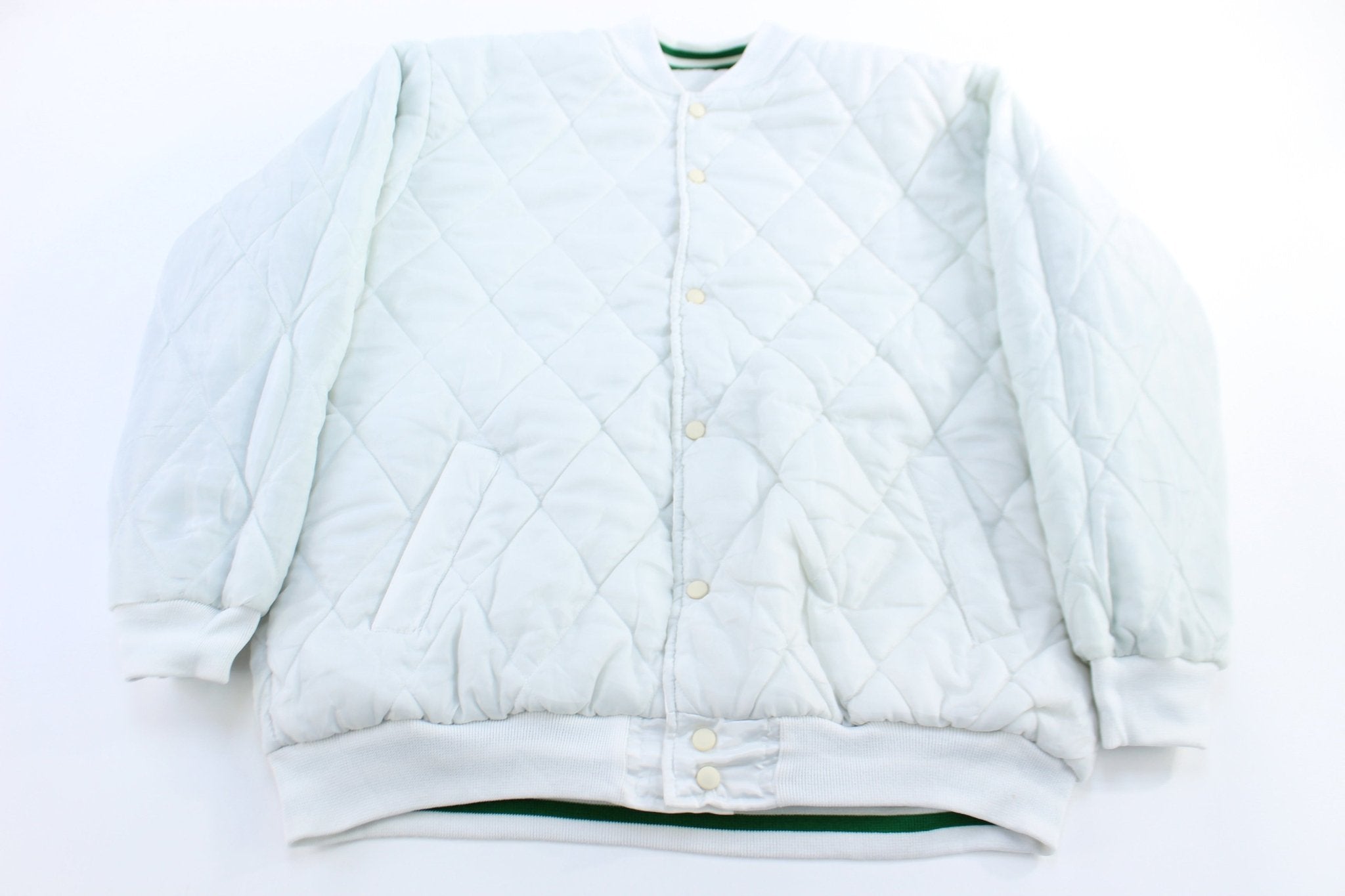 Vintage Boston Celtics Basketball Reversible Jacket - ThriftedThreads.com