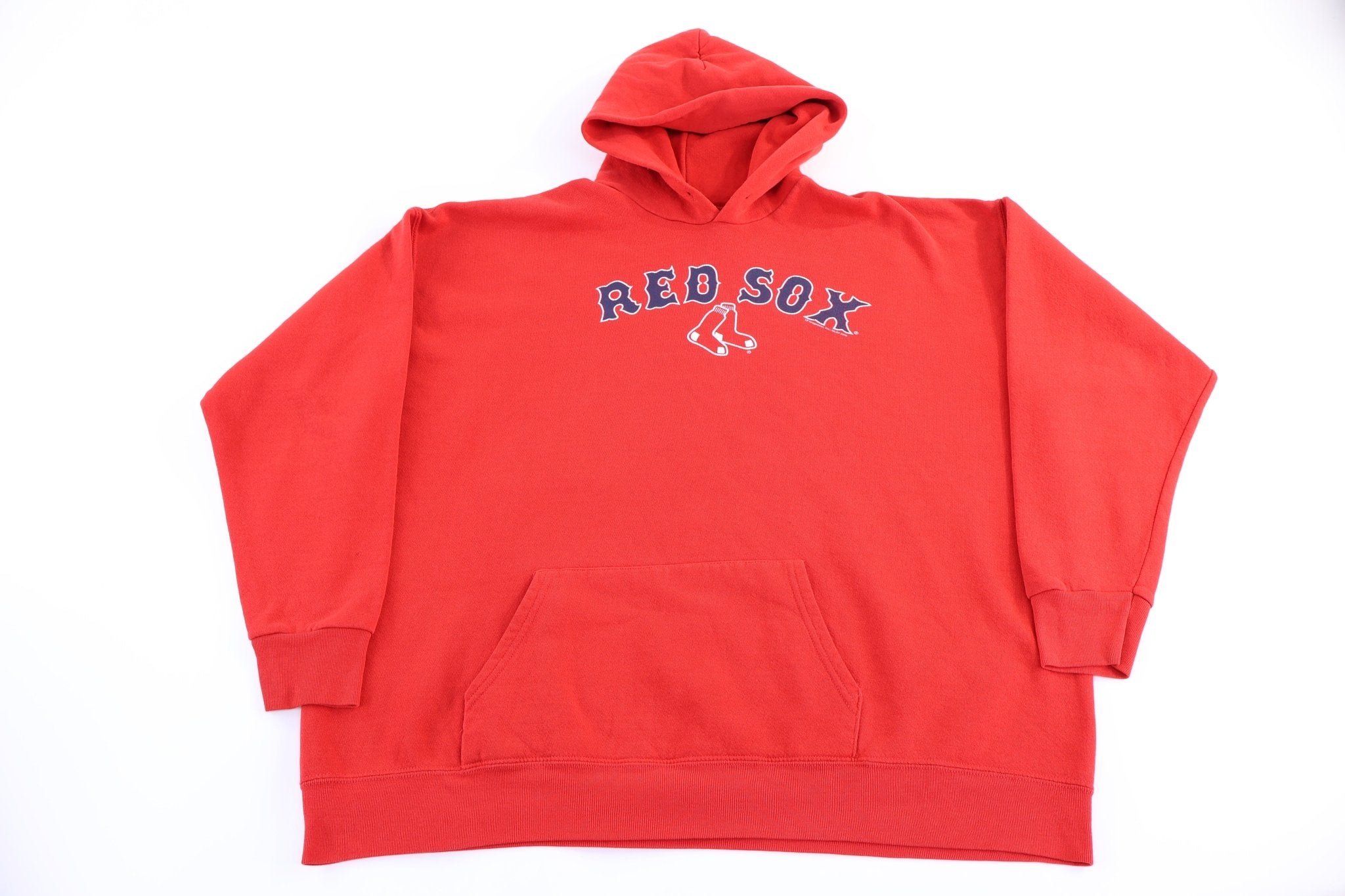 Vintage Boston Red Sox Baseball Pullover Hoodie - Sweatshirt - Thrifted Threads