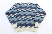 Vintage Botany 500 Knitted Patterned Sweater - ThriftedThreads.com