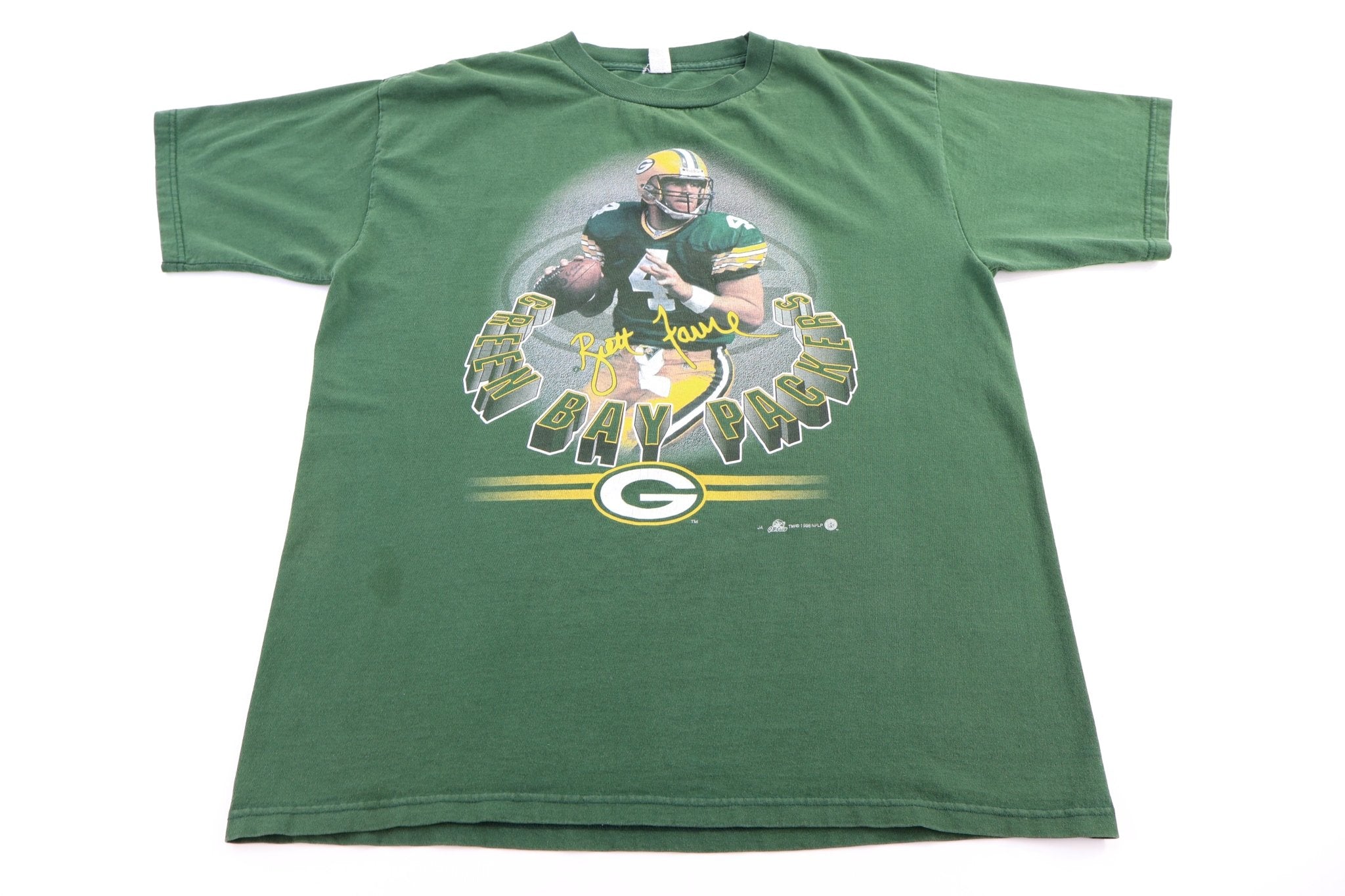 Vintage Brett Favre Green Bay Packers Football T-shirt - Shirts & Tops - Thrifted Threads
