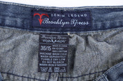 Vintage Brooklyn Express Dark Wash Denim Shorts - Pants/Shorts - Thrifted Threads