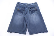 Vintage Brooklyn Express Dark Wash Denim Shorts - Pants/Shorts - Thrifted Threads