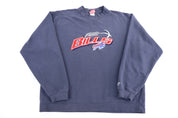 Vintage Buffalo Bills Football Embroidered Sweatshirt - Sweatshirt - Thrifted Threads