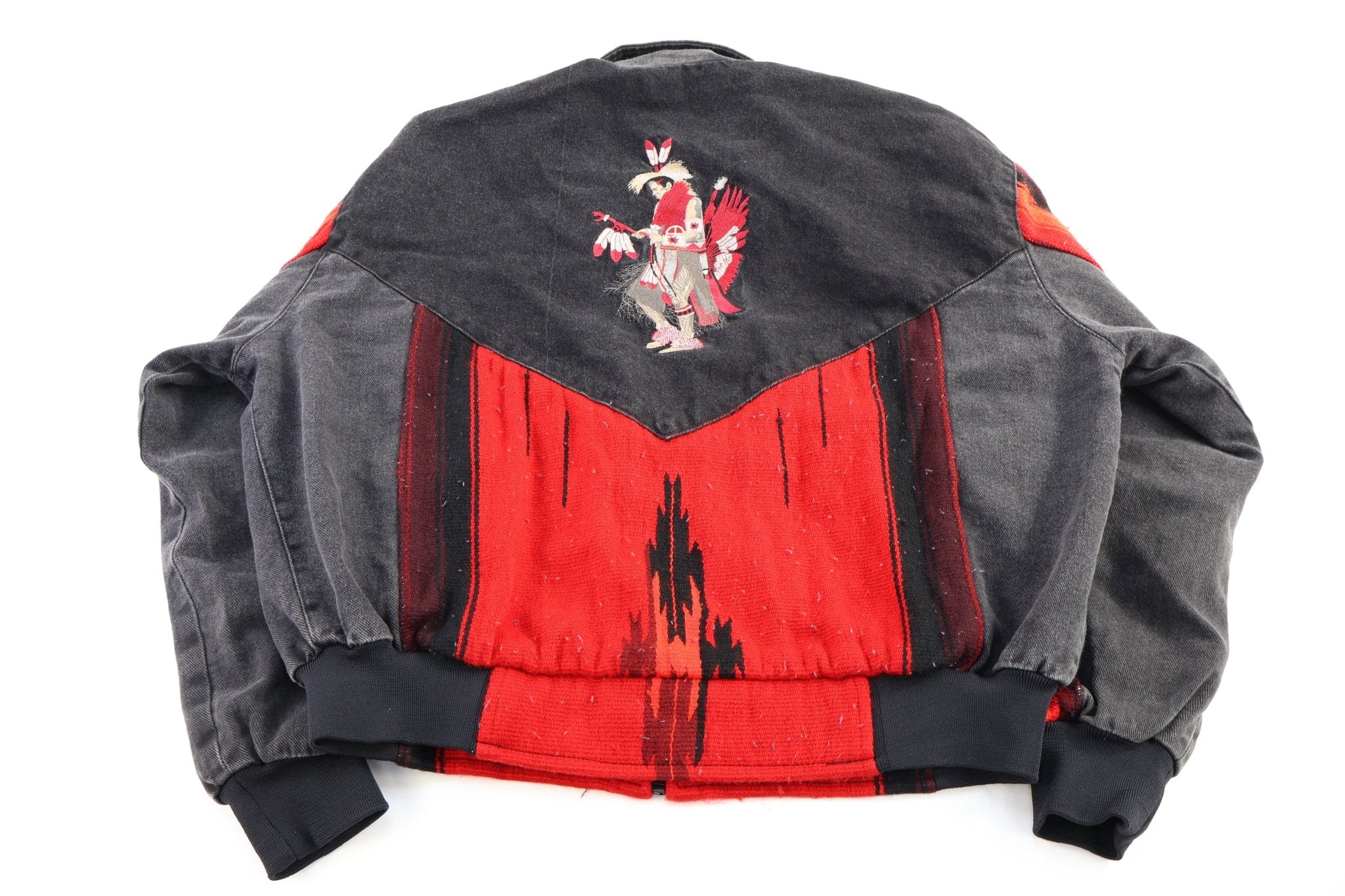 Vintage Buffalo Nickel Full Zip Aztec Pattern Jacket - Jacket - Thrifted Threads