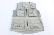 Vintage Bugle Boy Full Zip Utility Vest - ThriftedThreads.com