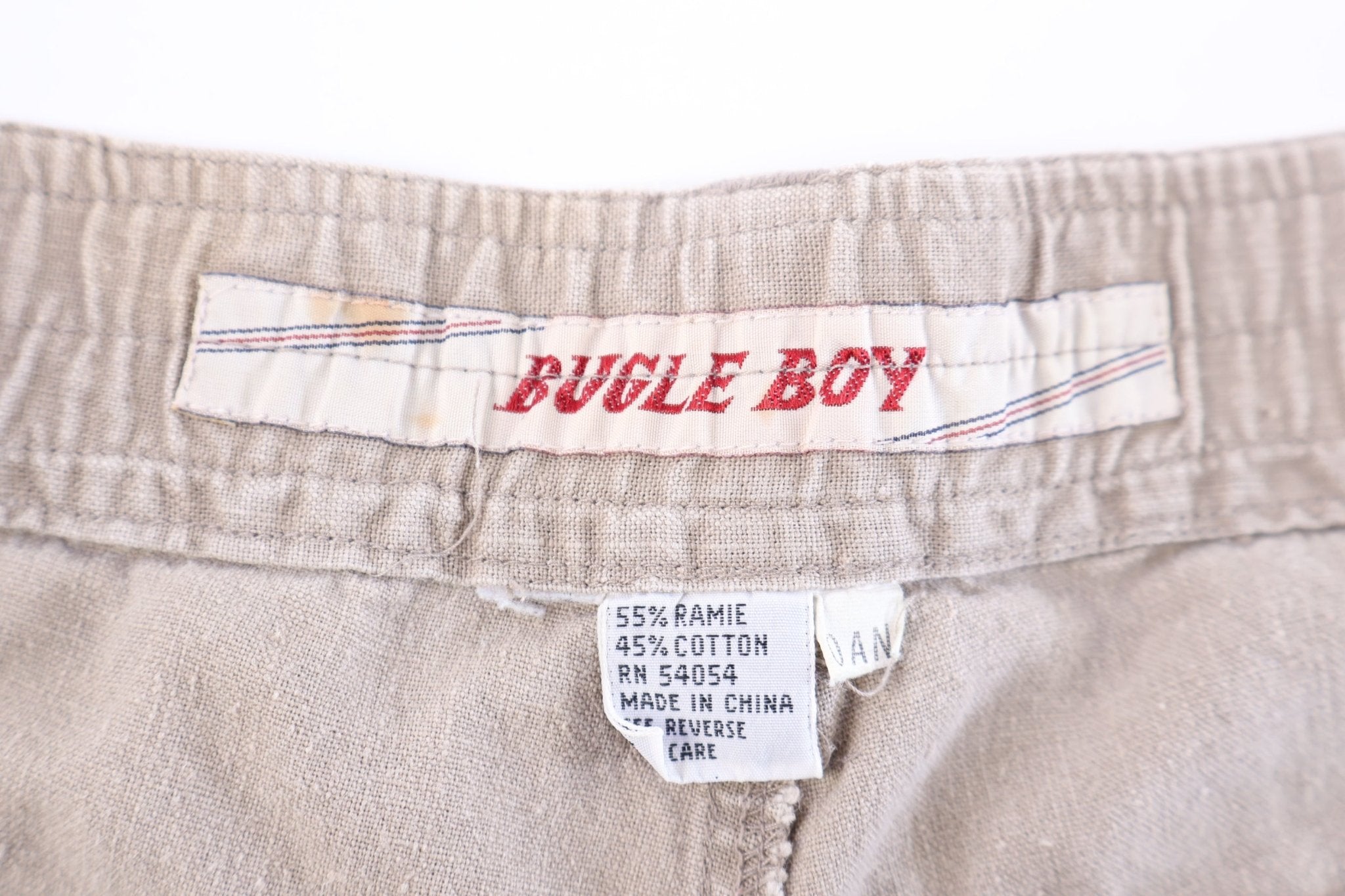 Vintage Bugle Boy Tan Shorts - Pants/Shorts - Thrifted Threads