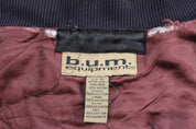 Vintage B.U.M. Equipment Embroidered Denim Varsity Jacket - ThriftedThreads.com