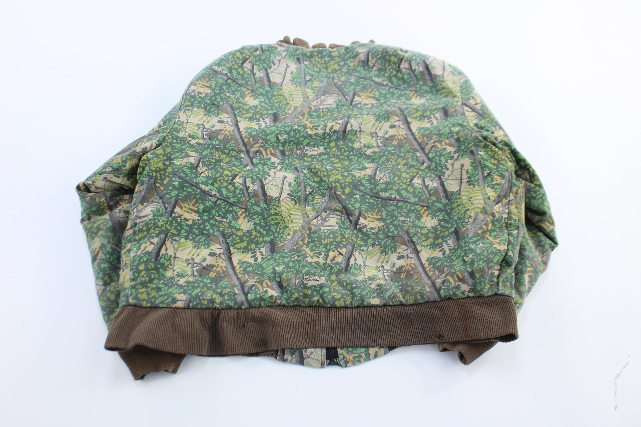 Vintage Bushlan Camo Zip Up Jacket - ThriftedThreads.com