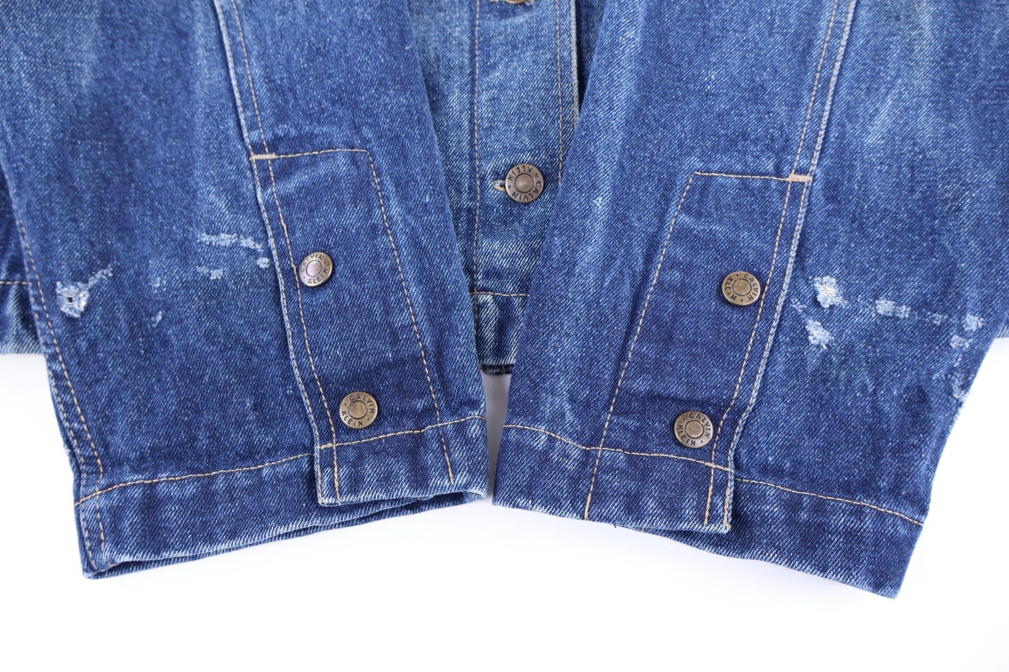 Vintage Calvin Klein Dark Wash Denim Jacket - Jacket - Thrifted Threads