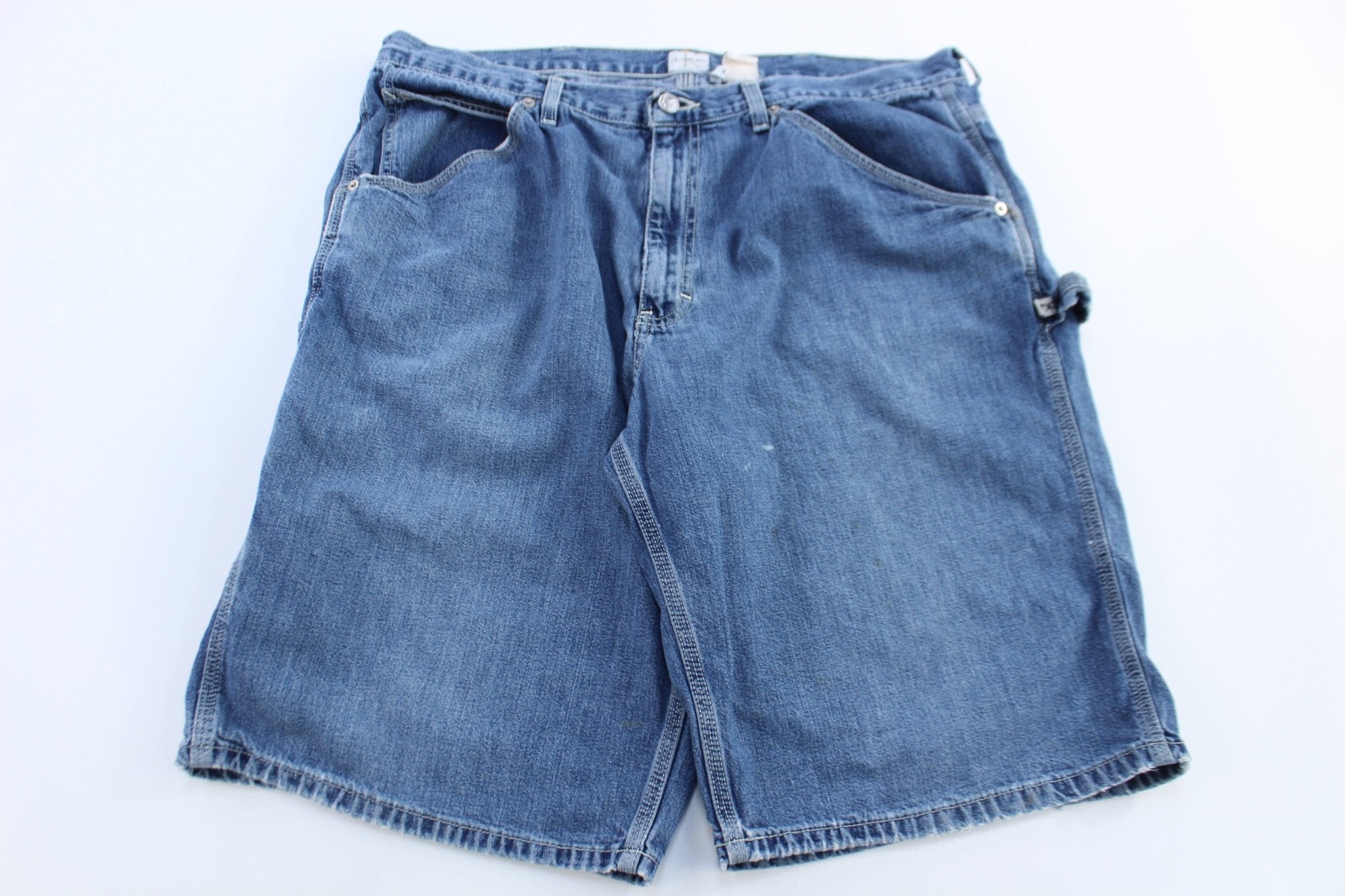 Vintage Calvin Klein Dark Wash Denim Shorts - ThriftedThreads.com